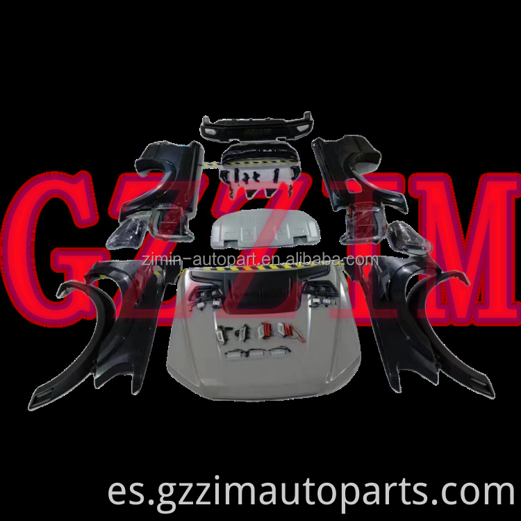 Accesorios para automóviles Bodykit Caperina Fender Fender para actualización de guardabosques a F150 Raptor Style 2023